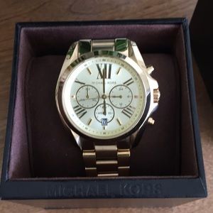 Gold tone Michael Kors watch